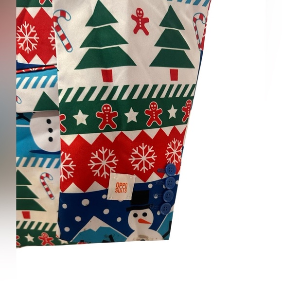 Opposuits Winter Snowman Snowflake Funny Suit Blazer Medium 38-40 - Picture 5 of 7